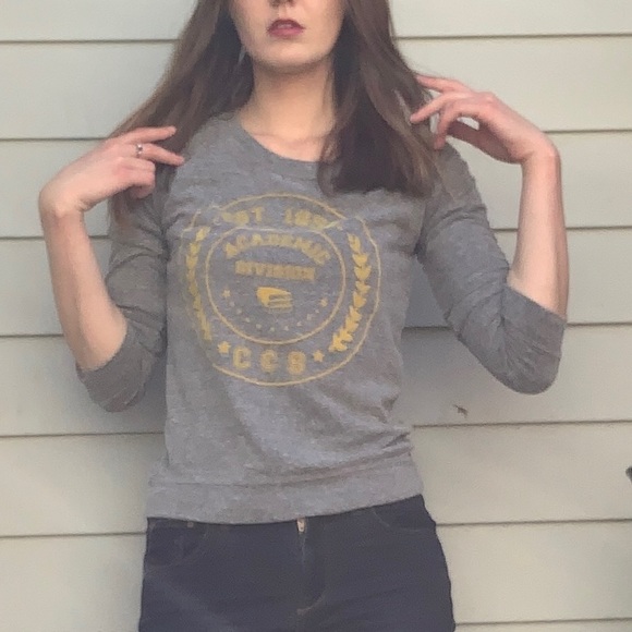 C&S Check & Stripe Long Sleeve Shirt, Crew Neck - Picture 2 of 14